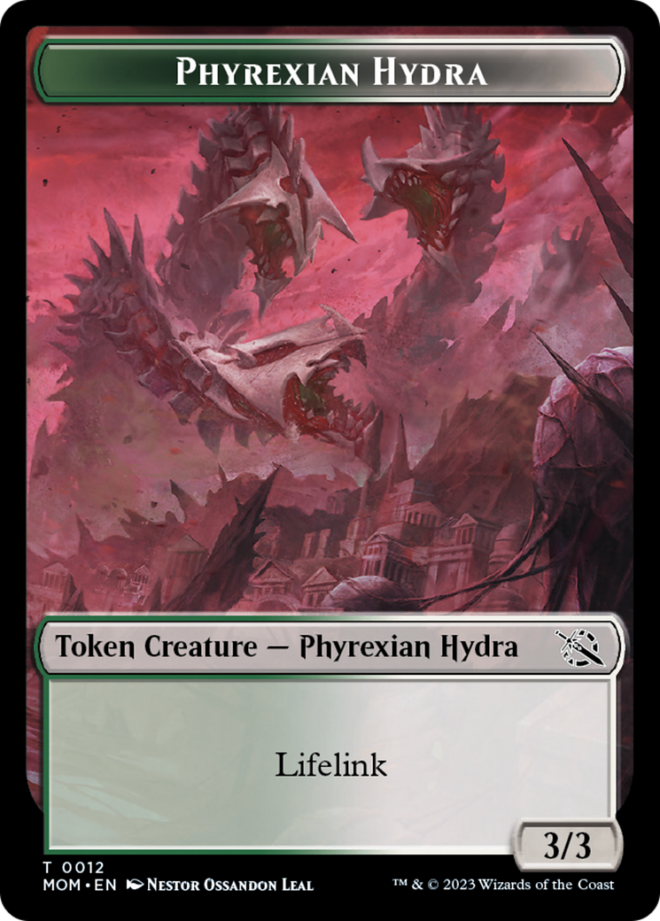 Phyrexian Hydra Token (12) [March of the Machine Tokens] | Pegasus Games WI