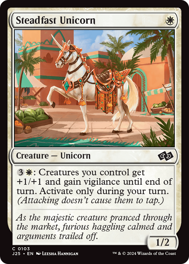 Steadfast Unicorn [Foundations Jumpstart] | Pegasus Games WI
