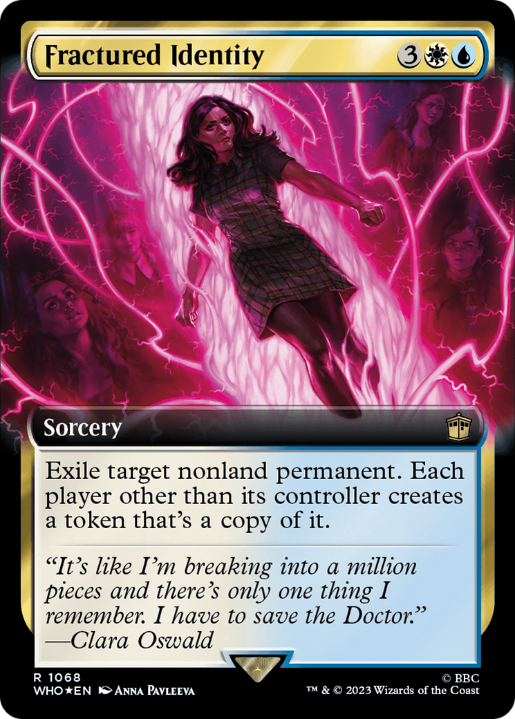Fractured Identity (Extended Art) (Surge Foil) [Doctor Who] | Pegasus Games WI
