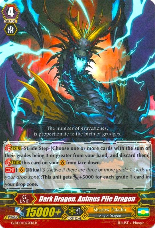 Dark Dragon, Animus Pile Dragon (G-BT10/025EN) [Raging Clash of the Blade Fangs] | Pegasus Games WI
