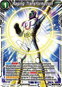 Raging Transformation (P-325) [Tournament Promotion Cards] | Pegasus Games WI