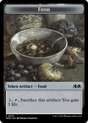 Elemental // Food (0013) Double-Sided Token [Wilds of Eldraine Tokens] | Pegasus Games WI