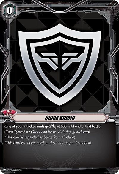 Quick Shield (V-TD10/TI01EN) [Chronojet] | Pegasus Games WI