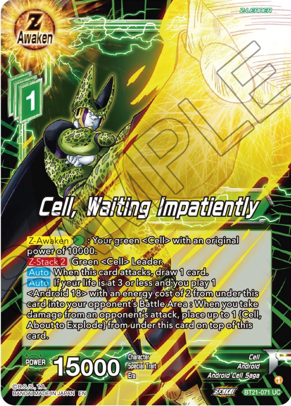 Cell, Waiting Impatiently (BT21-071) [Wild Resurgence] | Pegasus Games WI