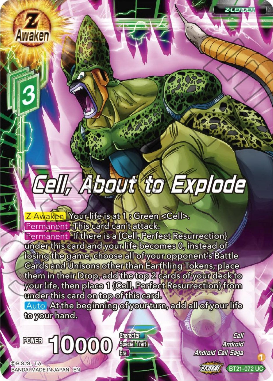 Cell, About to Explode (BT21-072) [Wild Resurgence] | Pegasus Games WI