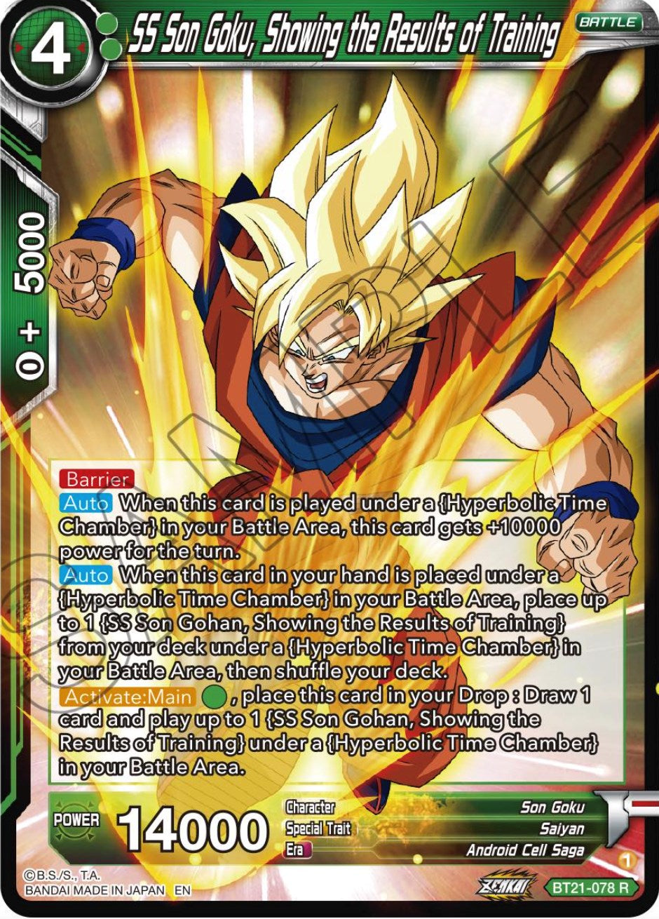 SS Son Goku, Showing the Results of Training (BT21-078) [Wild Resurgence] | Pegasus Games WI