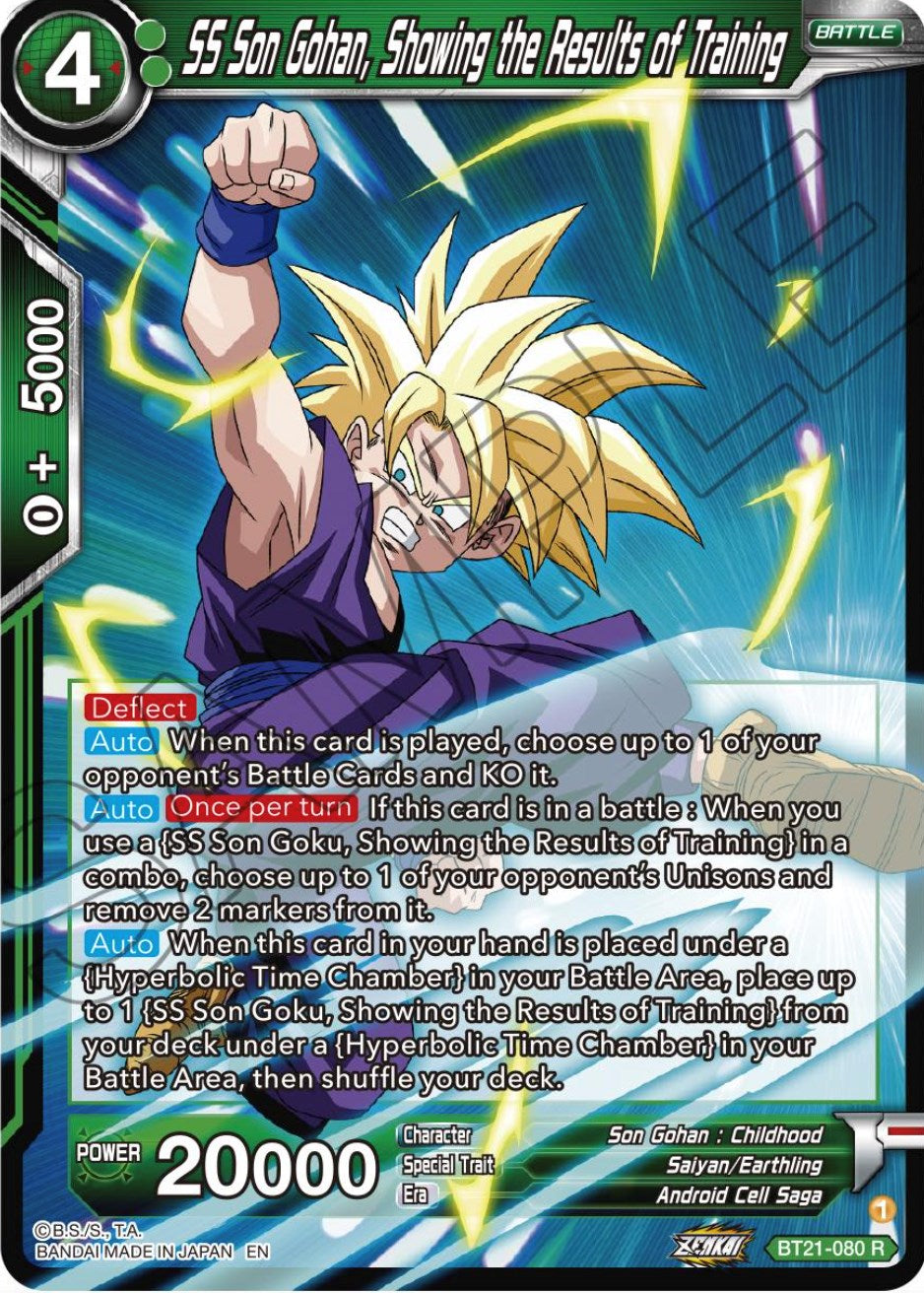 SS Son Gohan, Showing the Results of Training (BT21-080) [Wild Resurgence] | Pegasus Games WI
