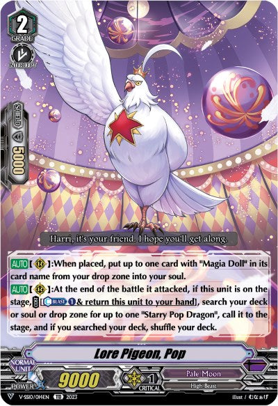 Lore Pigeon, Pop (Foil) (V-SS10/014EN) [Premium Battle Deckset 2023] | Pegasus Games WI