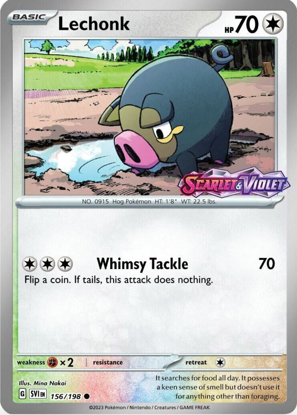 Lechonk (156/198) (Best Buy Promo) [Scarlet & Violet: Base Set] | Pegasus Games WI