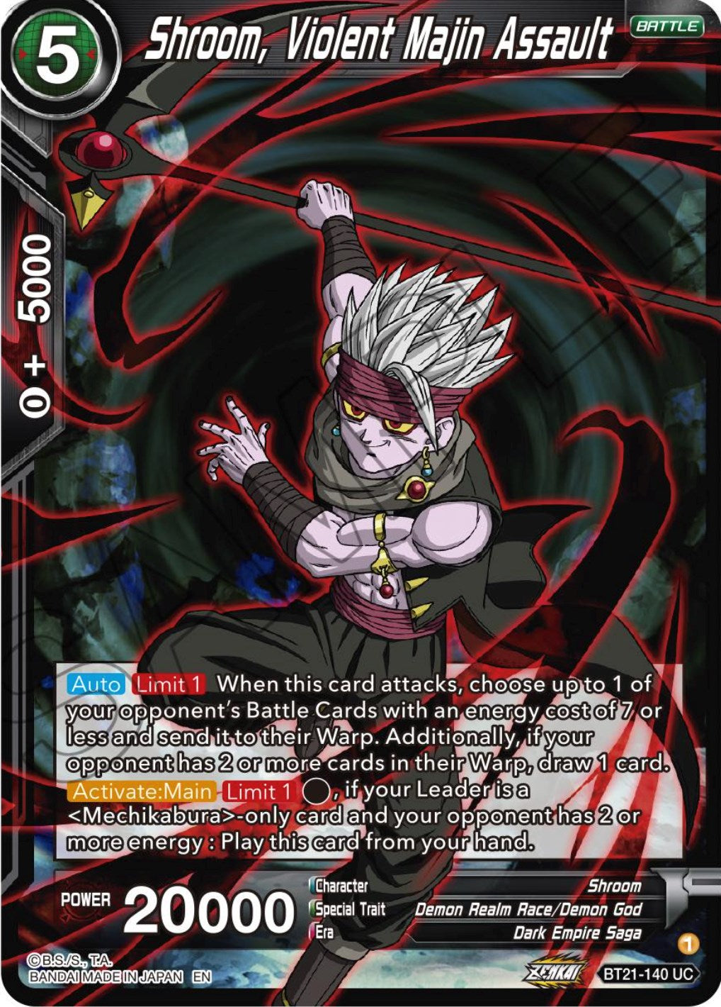 Shroom, Violent Majin Assault (BT21-140) [Wild Resurgence] | Pegasus Games WI