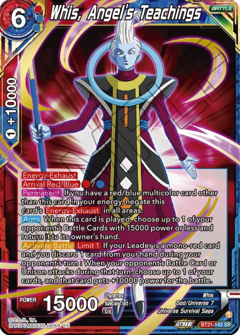 Whis, Angel's Teachings (BT21-142) [Wild Resurgence] | Pegasus Games WI