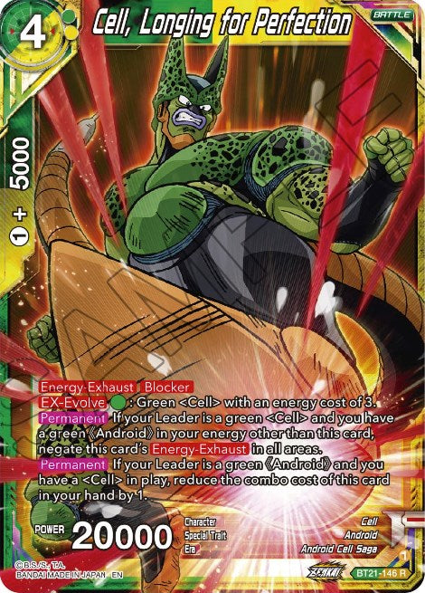 Cell, Longing for Perfection (BT21-146) [Wild Resurgence] | Pegasus Games WI