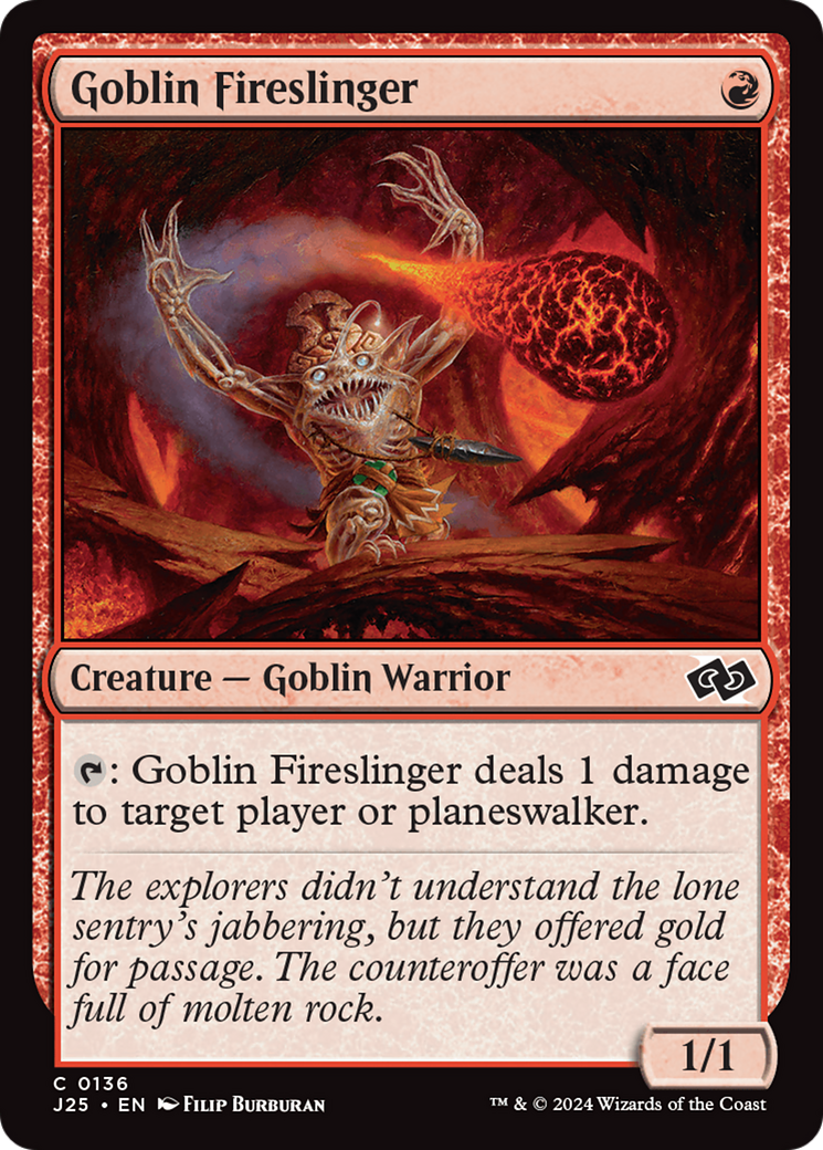 Goblin Fireslinger [Foundations Jumpstart] | Pegasus Games WI