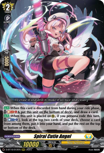 Spiral Cutie Angel (D-BT10/012EN) [Dragon Masquerade] | Pegasus Games WI