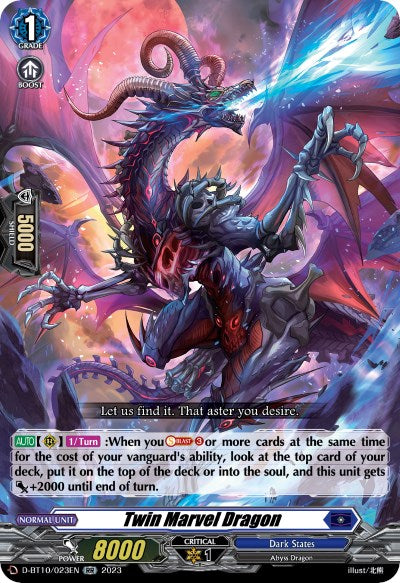 Twin Marvel Dragon (D-BT10/023EN) [Dragon Masquerade] | Pegasus Games WI