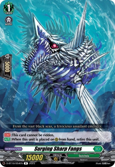 Surging Sharp Fangs (D-BT10/054EN) [Dragon Masquerade] | Pegasus Games WI