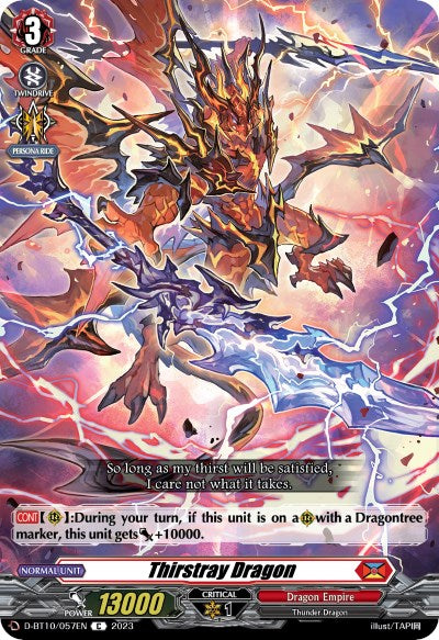 Thirstray Dragon (D-BT10/057EN) [Dragon Masquerade] | Pegasus Games WI