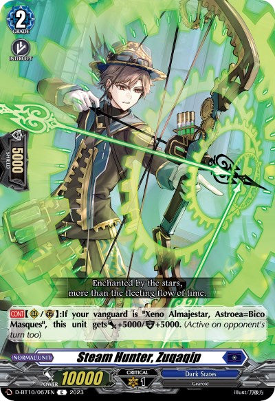 Steam Hunter, Zuqaqip (D-BT10/067EN) [Dragon Masquerade] | Pegasus Games WI