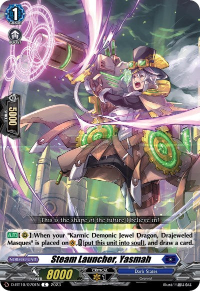 Steam Launcher, Yasmah (D-BT10/070EN) [Dragon Masquerade] | Pegasus Games WI