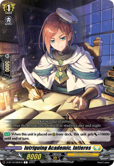 Intriguing Academic, Intieres (D-BT10/084EN) [Dragon Masquerade] | Pegasus Games WI