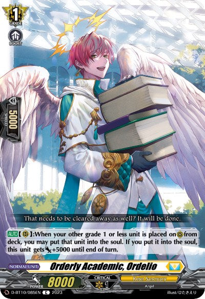 Orderly Academic, Ordelio (D-BT10/085EN) [Dragon Masquerade] | Pegasus Games WI