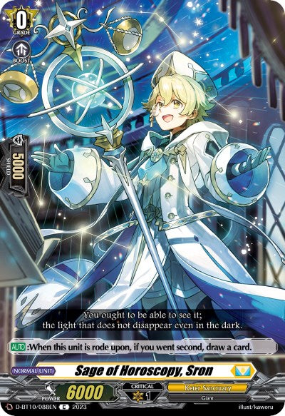Sage of Horoscopy, Sron (D-BT10/088EN) [Dragon Masquerade] | Pegasus Games WI