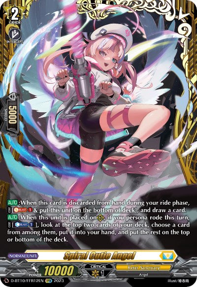 Spiral Cutie Angel (D-BT10/FFR12EN) [Dragon Masquerade] | Pegasus Games WI