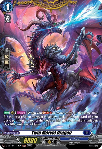 Twin Marvel Dragon (D-BT10/FR12EN) [Dragon Masquerade] | Pegasus Games WI