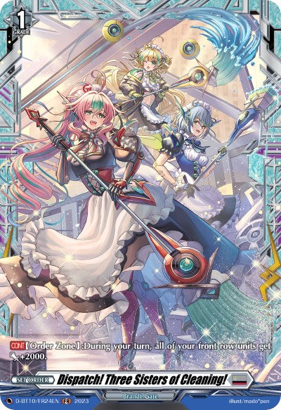 Dispatch! Three Sisters of Cleaning! (D-BT10/FR24EN) [Dragon Masquerade] | Pegasus Games WI