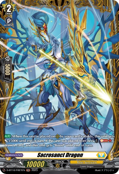 Sacrosanct Dragon (D-BT10/FR27EN) [Dragon Masquerade] | Pegasus Games WI