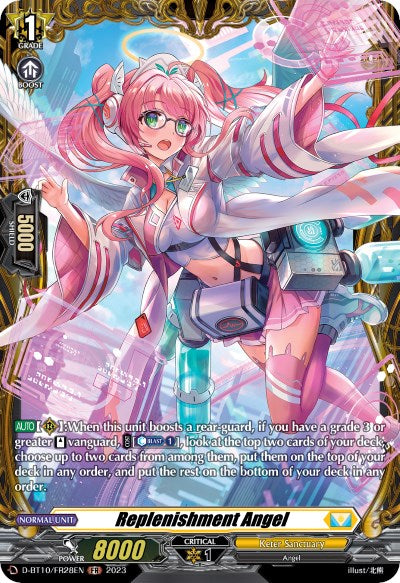 Replenishment Angel (D-BT10/FR28EN) [Dragon Masquerade] | Pegasus Games WI