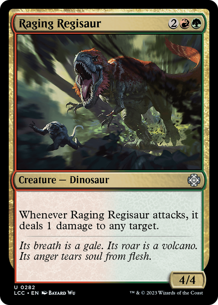 Raging Regisaur [The Lost Caverns of Ixalan Commander] | Pegasus Games WI