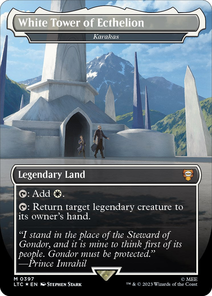 White Tower of Ecthelion - Karakas (Surge Foil Realms and Relics) [The Lord of the Rings: Tales of Middle-Earth Commander] | Pegasus Games WI