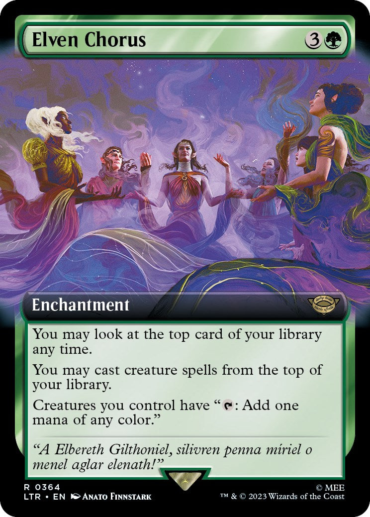 Elven Chorus (Extended Art) [The Lord of the Rings: Tales of Middle-Earth] | Pegasus Games WI