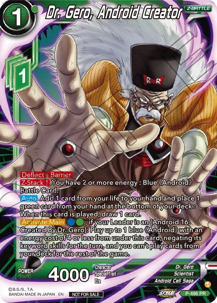 Dr. Gero, Android Creator (P-496) [Promotion Cards] | Pegasus Games WI