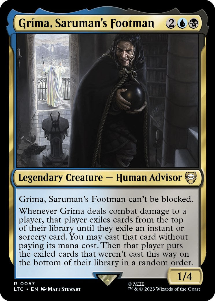 Grima, Saruman's Footman [The Lord of the Rings: Tales of Middle-Earth Commander] | Pegasus Games WI