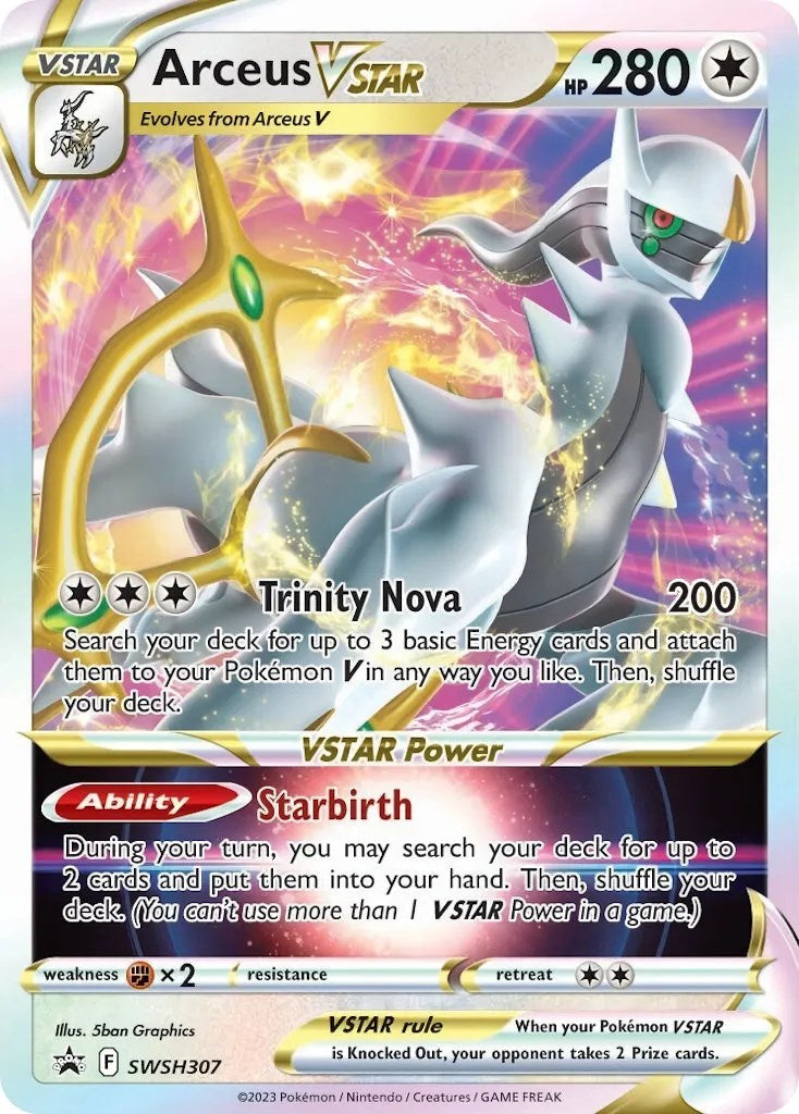 Arceus VSTAR (SWSH307) [Sword & Shield: Black Star Promos] | Pegasus Games WI