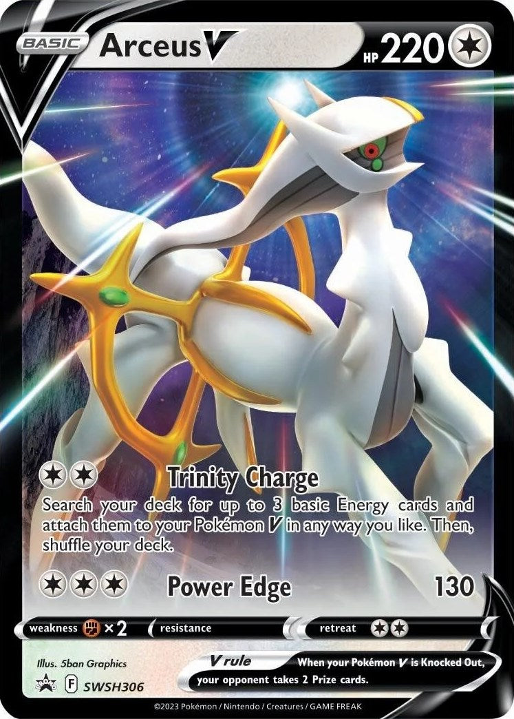 Arceus V (SWSH306) [Sword & Shield: Black Star Promos] | Pegasus Games WI