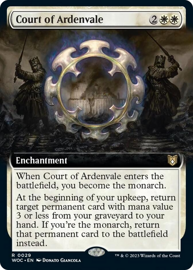 Court of Ardenvale (Extended Art) [Wilds of Eldraine Commander] | Pegasus Games WI