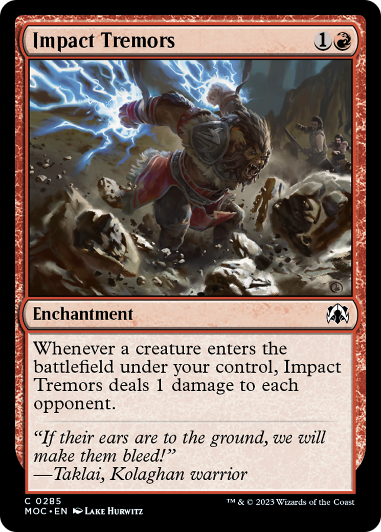 Impact Tremors [March of the Machine Commander] | Pegasus Games WI