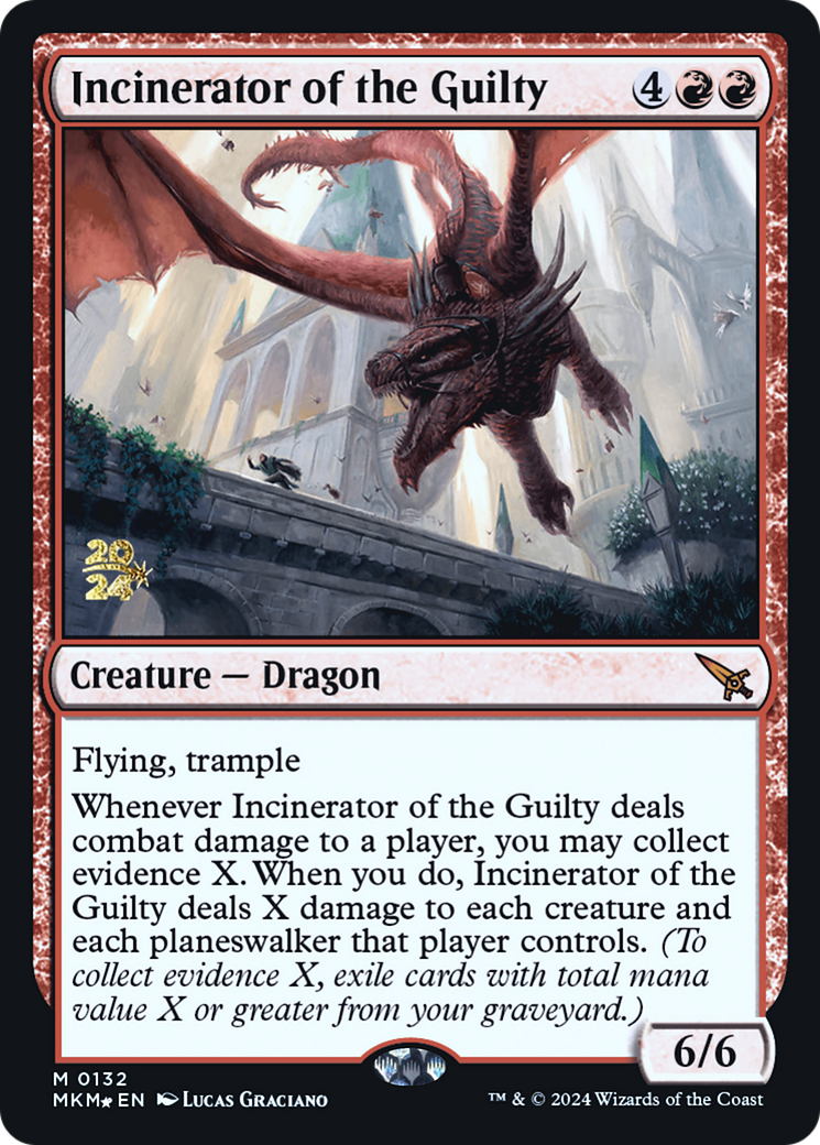 Incinerator of the Guilty [Murders at Karlov Manor Prerelease Promos] | Pegasus Games WI