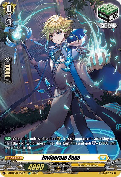 Invigorate Sage (D-BT05/SP22EN) [Triumphant Return of the Brave Heroes] | Pegasus Games WI