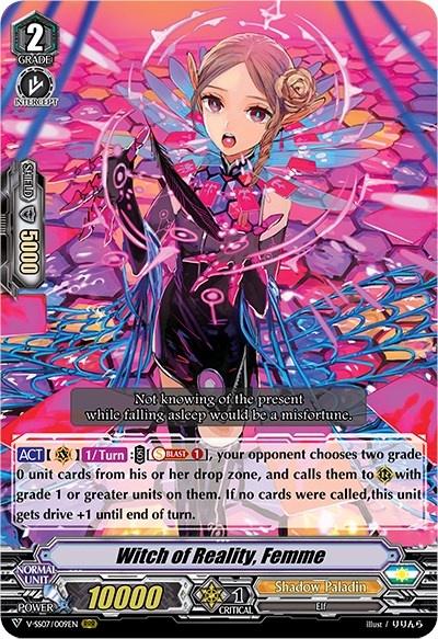 Witch of Reality, Femme (V-SS07/009EN) [Clan Selection Plus Vol.1] | Pegasus Games WI