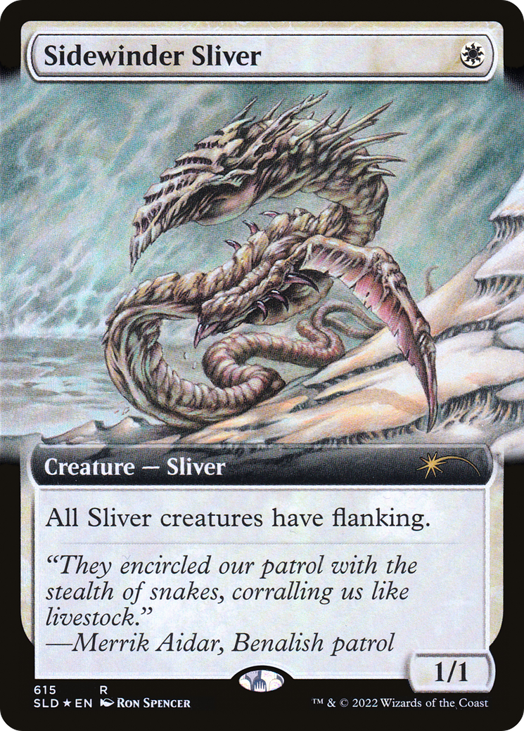 Sidewinder Sliver (Extended Art) [Secret Lair Drop Promos] | Pegasus Games WI