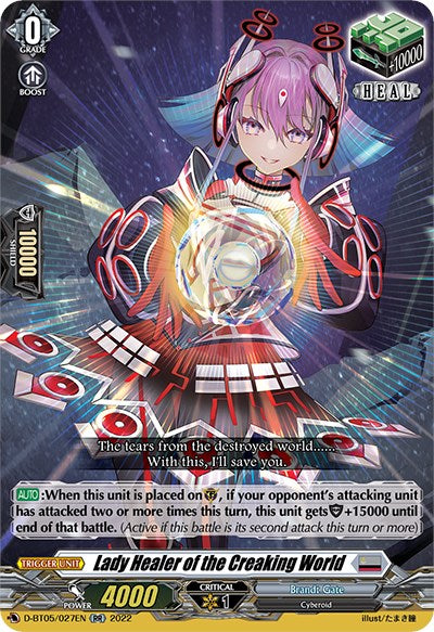 Lady Healer of the Creaking World (D-BT05/027EN) [Triumphant Return of the Brave Heroes] | Pegasus Games WI