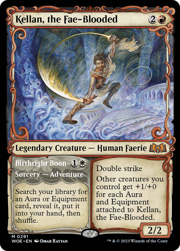 Kellan, the Fae-Blooded // Birthright Boon (Showcase) [Wilds of Eldraine] | Pegasus Games WI