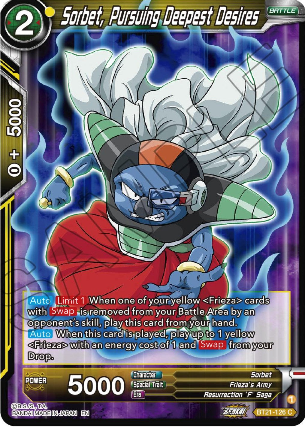 Sorbet, Pursuing Deepest Desires (BT21-126) [Wild Resurgence] | Pegasus Games WI