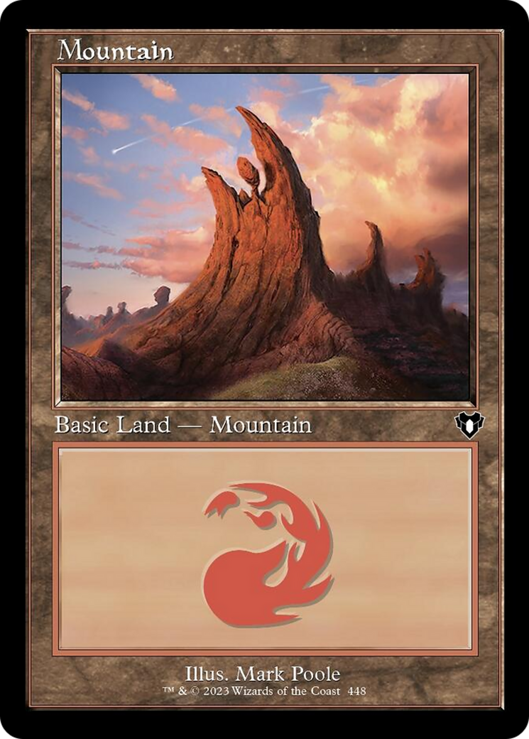 Mountain (448) (Retro) [Commander Masters] | Pegasus Games WI