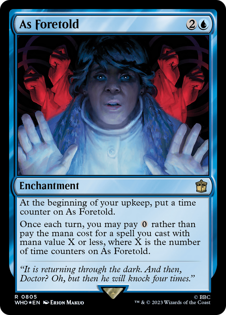 As Foretold (Surge Foil) [Doctor Who] | Pegasus Games WI