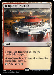 Temple of Triumph [Phyrexia: All Will Be One Commander] | Pegasus Games WI